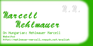 marcell mehlmauer business card